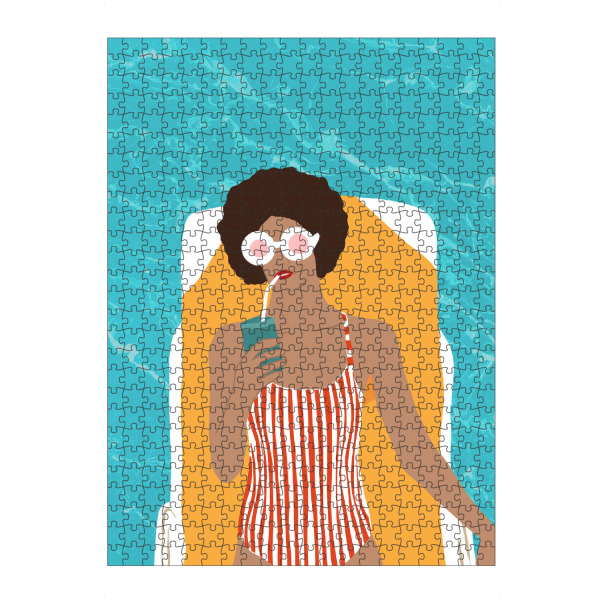 artboxONE Puzzle "Im Moment entspannen" artboxONE - Menschen