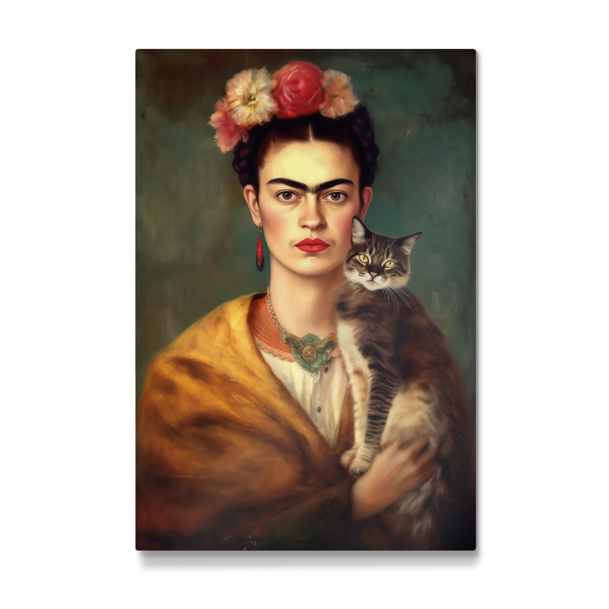 Galerie-Print "Kahlo's Katzen Liebe" 75x50 cm artboxONE