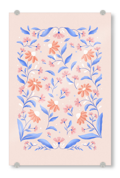 Acrylglasbild "Frühlingsgefühle" artboxONE - Floral