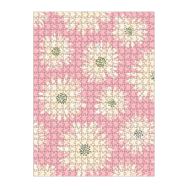 artboxONE Puzzle "Kristian Gallagher - Pink Floral" artboxONE - Natur,Floral - Floral,Blume,Blatt,Natur,Blüte,Dschungel,Tropisch,Botanisch,Botanik