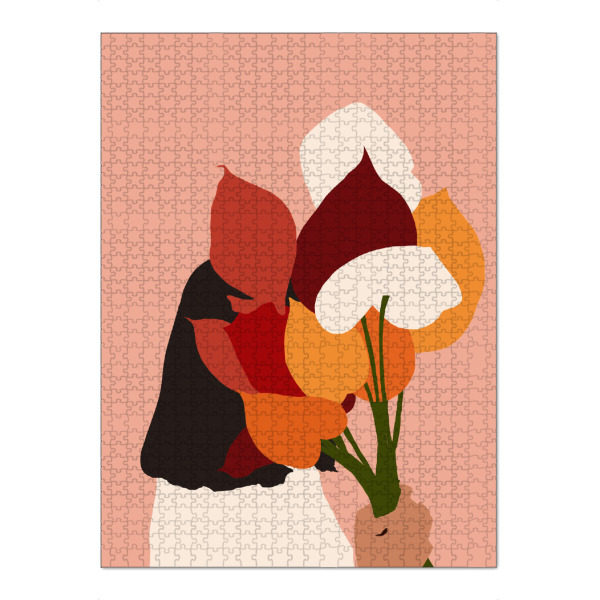 Puzzle Ravensburger "Die Komfortzone" artboxONE - Floral,Menschen