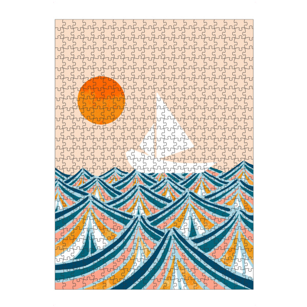 artboxONE Puzzle "Segel setzen" artboxONE - Abstrakt