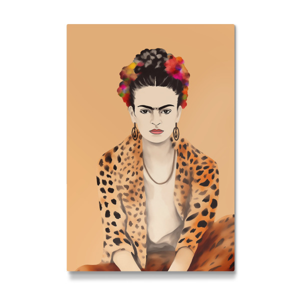 Galerie-Print "Frida leo Outfit hellorange" 30x20 cm artboxONE
