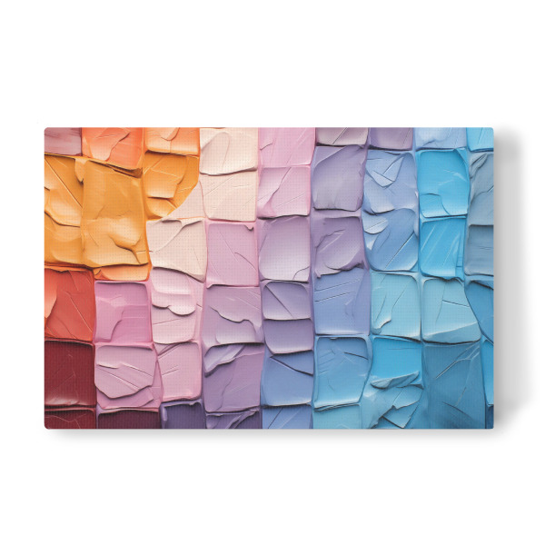 Leinwandbild "Große bunte Vierecke" artboxONE - Abstrakt,Architektur,Geometrie