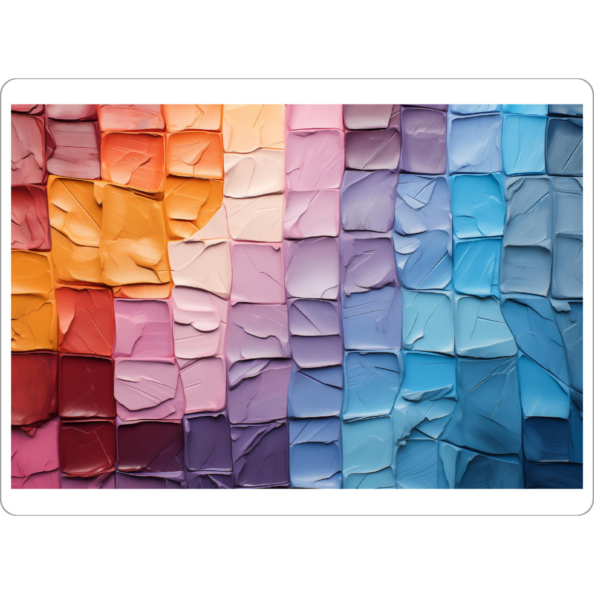 Tischset "Große bunte Vierecke" artboxONE - Abstrakt,Architektur,Geometrie