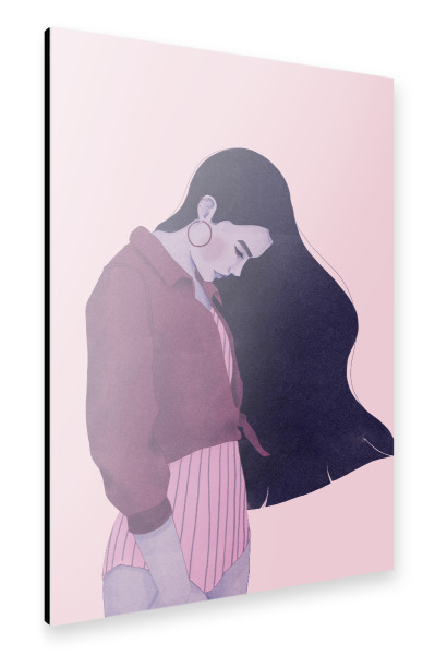 Alu-Dibond "Grenzebach - Hair like Night sky" 30x20 cm artboxONE