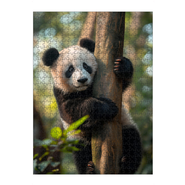 artboxONE Puzzle "Panda in der Natur" artboxONE - Natur,Tiere - Tier,Panda,Baum,Natur,Klettern,Wald,Jungle - Bild tier