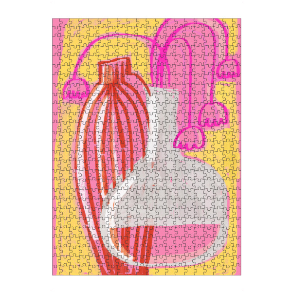 Puzzle Ravensburger "Neon Still Leben (Fünf)" artboxONE - Floral,Abstrakt,Für Mama