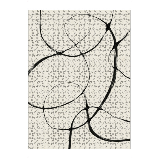 artboxONE Puzzle "Geschmolzene Linien" artboxONE - Abstrakt,Für Mama,Für Papa