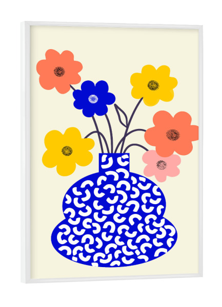 Poster mit weißem Rahmen "Nachlass" artboxONE - Natur,Floral