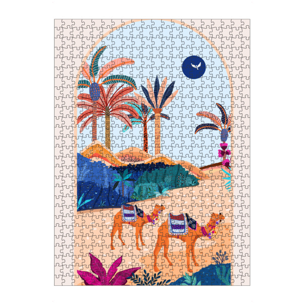 artboxONE Puzzle "Die Arabische Wüste" artboxONE - Tiere,Architektur