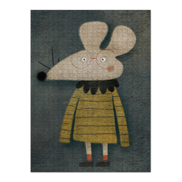 Puzzle Ravensburger "Nelli Suneli - KLeine Maus" artboxONE - Für Kinder,Tiere,Fashion