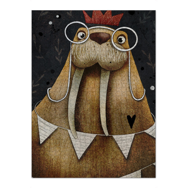 Puzzle Ravensburger "Nelli Suneli - Walross" artboxONE - Für Kinder,Tiere