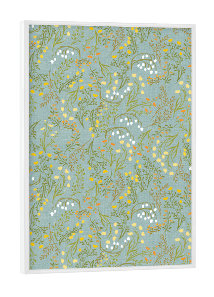 Poster mit weißem Rahmen "Cecilia Mok - Meadow Morning" artboxONE - Natur,Floral - Muster,Floral,Botanik,Blume,Natur,Blüte,Wiese