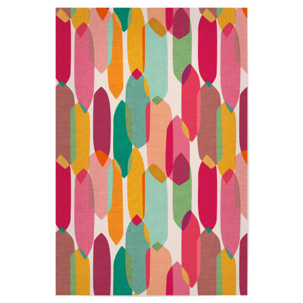 Poster 30x20 cm "Cecilia Mok - Droplets Joy" artboxONE - Abstrakt,Geometrie - Abstrakt,Modern,Form,Geometrie,Kreis,Muster,Bunt,Farbenfroh,Maximalismus