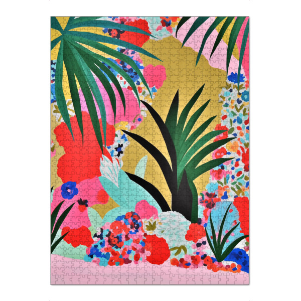 Puzzle Ravensburger "Bunte Blumen Freude" artboxONE - Natur,Floral,Abstrakt