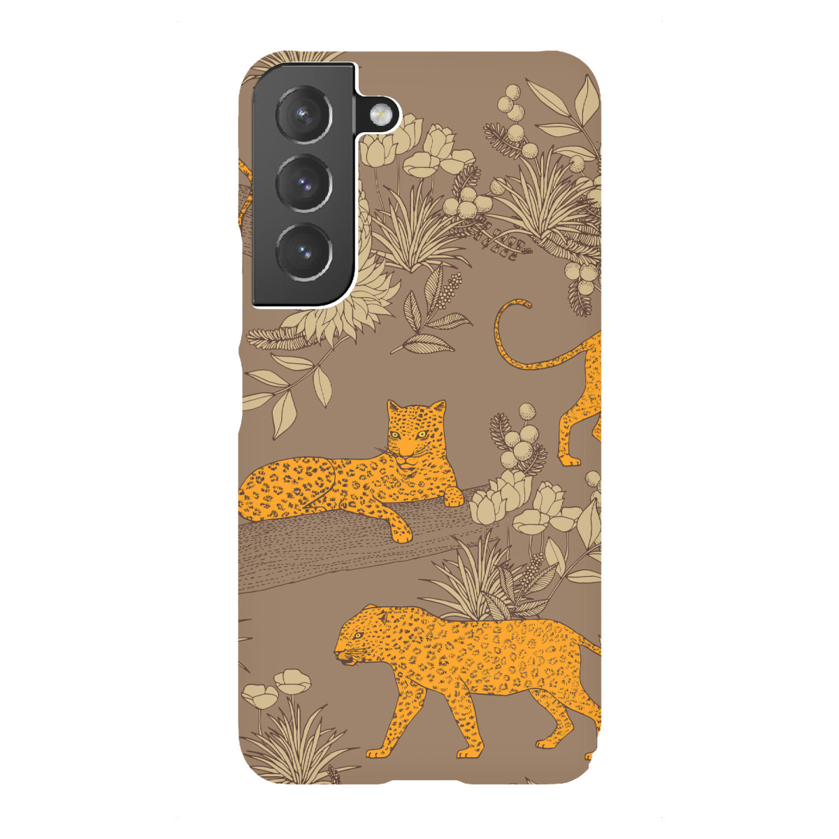 "Cecilia Mok - Leoparden Bronze"für Samsung Galaxy - Premium-Case Handyhülle artboxONE