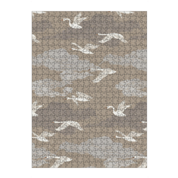 Puzzle Ravensburger "Cecilia Mok - Wilde Schwäne Linen" artboxONE - Natur,Tiere