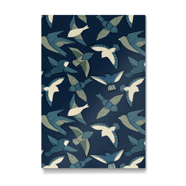 Galerie-Print "Cecilia Mok-Itakime Vögel Indigo" 30x20 cm artboxONE