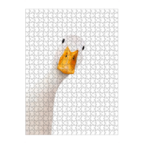 artboxONE Puzzle "Gans Illustration" artboxONE - Natur,Für Kinder,Tiere,Comic,Lustig