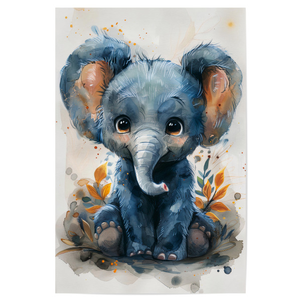 Poster 30x20 cm "Baby Elephant (matart)" artboxONE - Für Kinder,Tiere