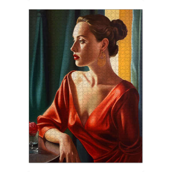 Puzzle Ravensburger "Verführerische Schönheit" artboxONE - Film,Menschen,Fashion