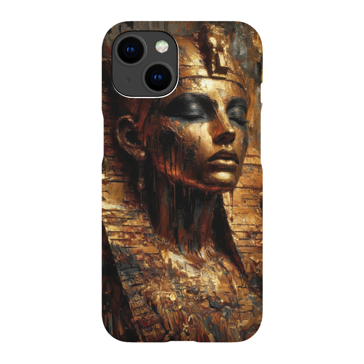 iPhone "Kleopatra in Gold" Premium-Case Handyhülle artboxONE