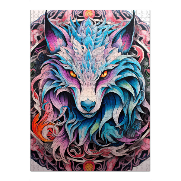 Puzzle Ravensburger "Mandala - Mystisch - Zephyr" artboxONE - Natur,Tiere,Abstrakt