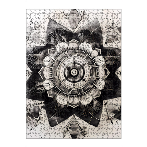 artboxONE Puzzle "Mandala-Tinte" artboxONE - Abstrakt
