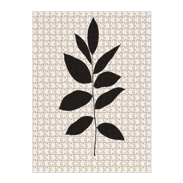 artboxONE Puzzle "Einfacher Zweigenblatt" artboxONE - Natur,Floral,Abstrakt
