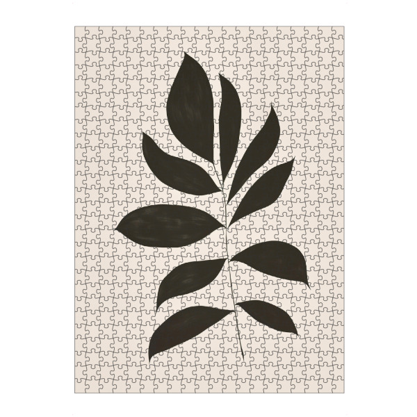 artboxONE Puzzle "Schlichtes Zweigenblatt" artboxONE - Natur,Floral,Abstrakt