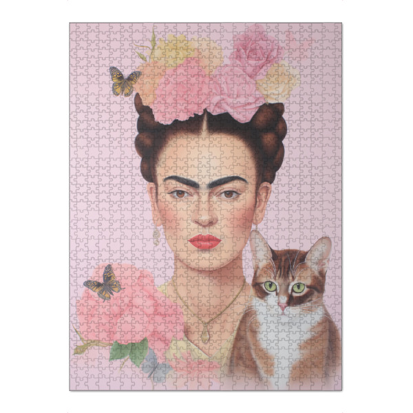 Puzzle Ravensburger "Zarte Frida Malerei" artboxONE - Floral,Tiere,Menschen