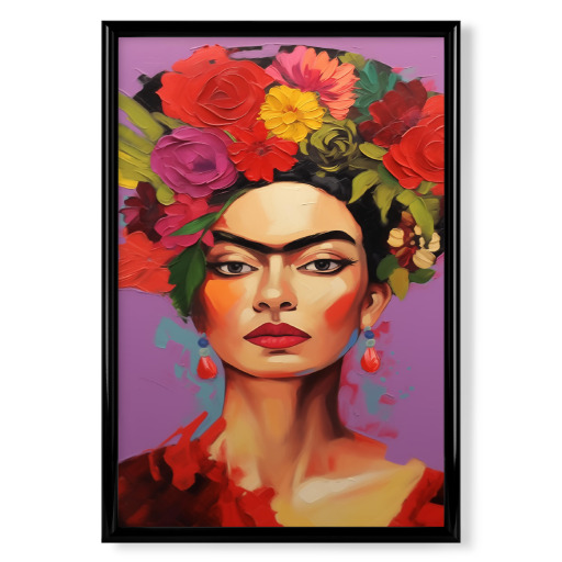 Frida's pop art style