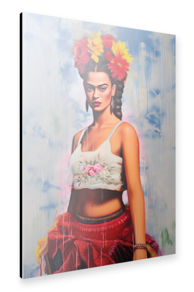 Alu-Dibond "Crazy Frida" 30x20 cm artboxONE