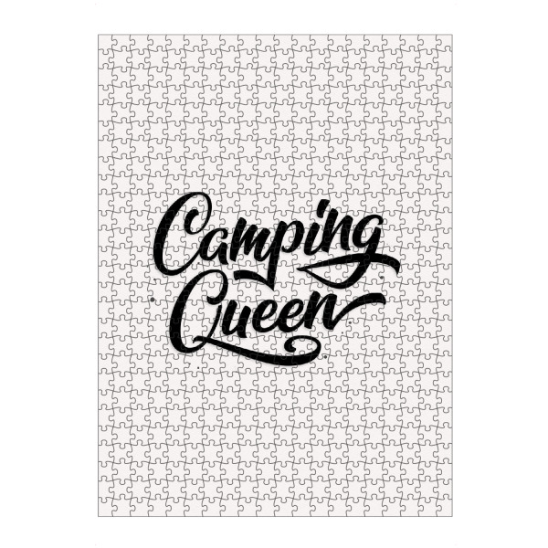artboxONE Puzzle "Camping Queen" artboxONE - Typografie,Für Mama,Lustig