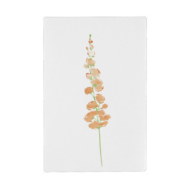 Holzbild "Wilde Blume" artboxONE - Natur,Floral - Blumen,Blume,Wild,Aquarell,Malerei