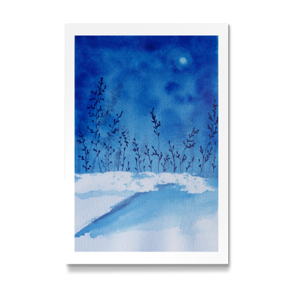 Galerie-Print "Winternacht" 30x20 cm artboxONE