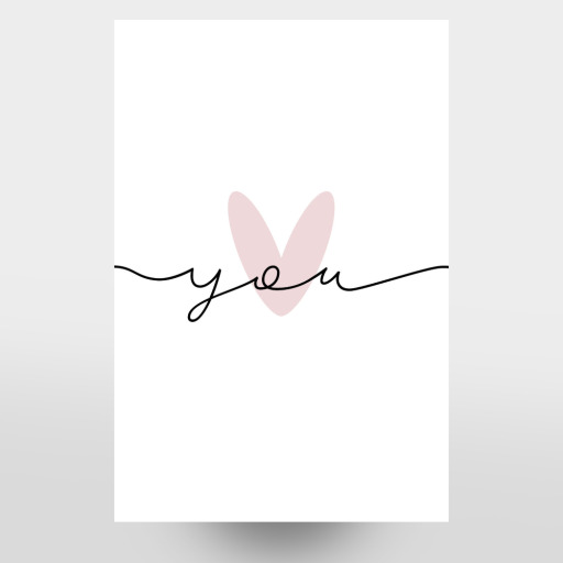 Love you - minimal