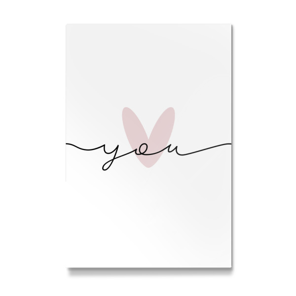 Galerie-Print "Love you - minimal" 30x20 cm artboxONE