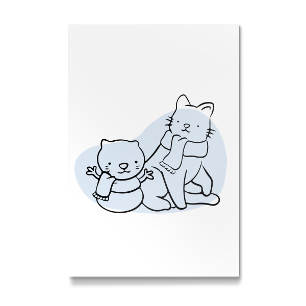 Galerie-Print "Süße Katze - Januar" 30x20 cm artboxONE