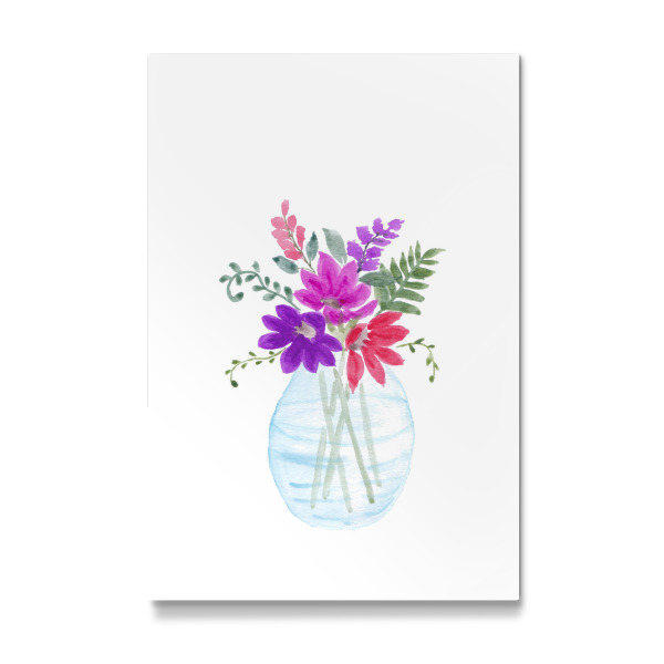 Galerie-Print "Blumen - Glas" 30x20 cm artboxONE