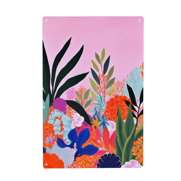 Holzbild "Botanischer Frühling" artboxONE - Natur,Floral,Abstrakt