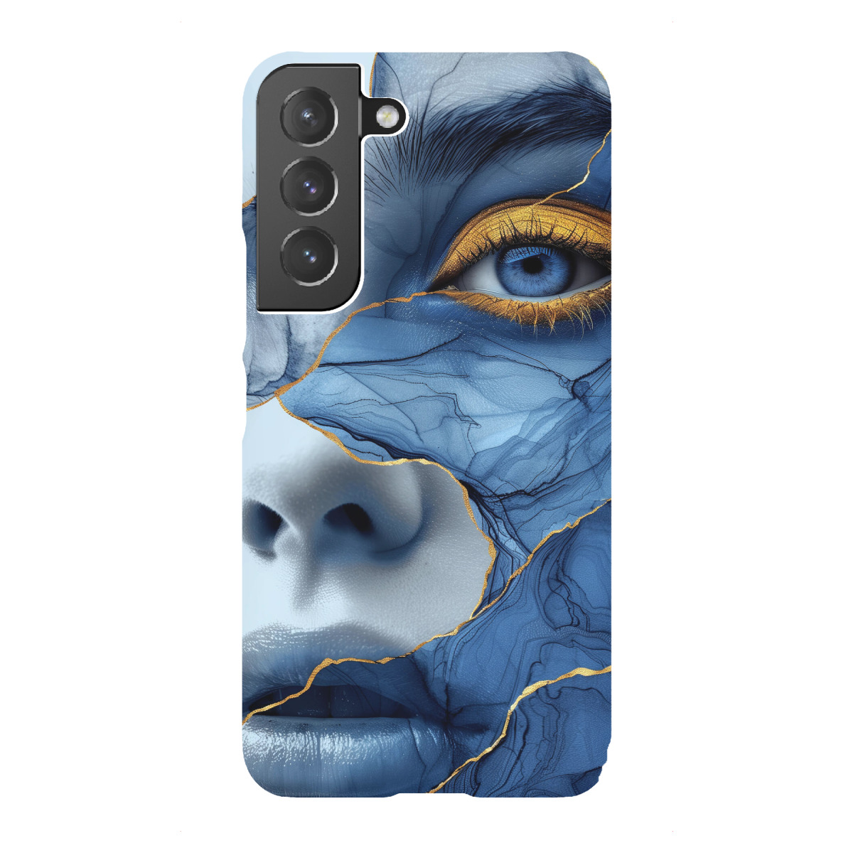 "Frauengesicht E"für Samsung Galaxy - Premium-Case Handyhülle artboxONE