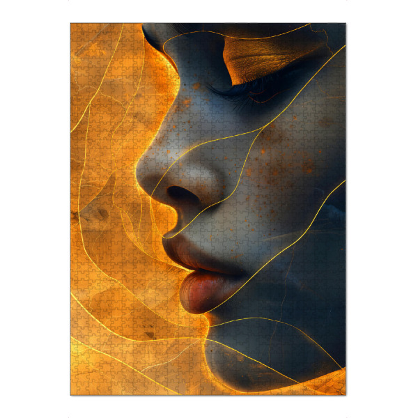 Puzzle Ravensburger "Frauengesicht H" artboxONE - Menschen - Gesicht,Porträt,Fotografie,Frau,Dame - Bild gesicht