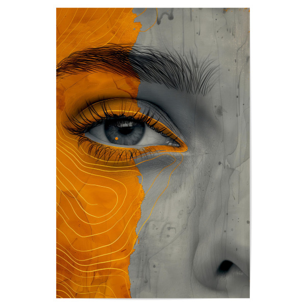 Poster "Frauengesicht K" artboxONE - Menschen - Frau,Gesicht,Mädchen,Porträt,Fotografie