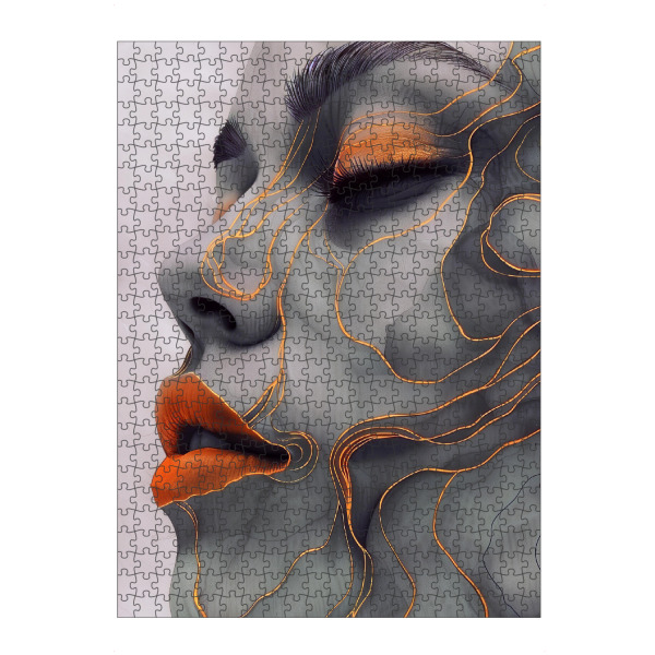 artboxONE Puzzle "Frauengesicht N" artboxONE - Menschen - Gesicht,Porträt,Fotografie,Frau,Mädchen - Bild gesicht