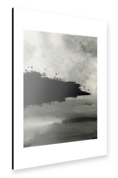 Alu-Dibond "Gris et noir" 30x20 cm artboxONE