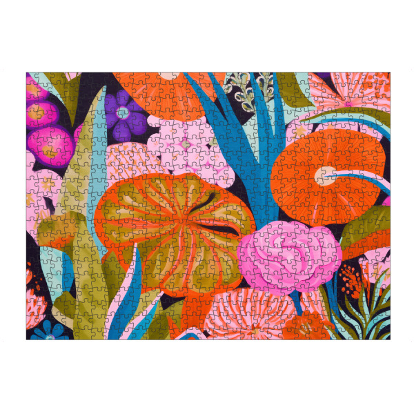 artboxONE Puzzle "Botanische Blumenarten" artboxONE - Natur,Floral,Abstrakt