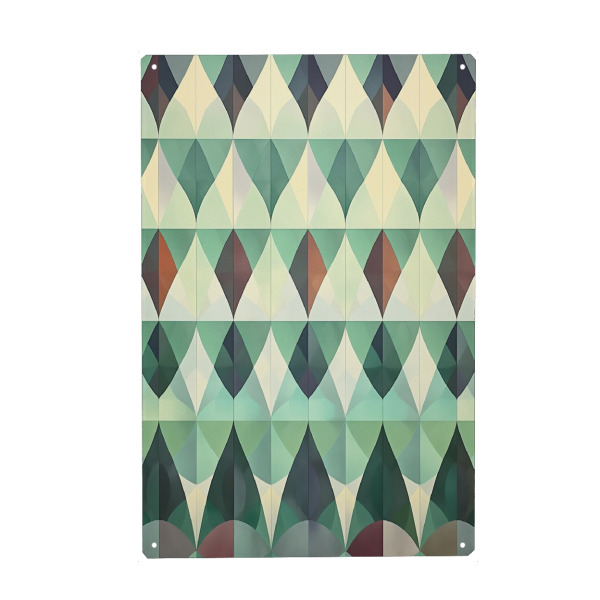 Holzbild "Mid Century Modern" artboxONE - Abstrakt,Architektur,Geometrie