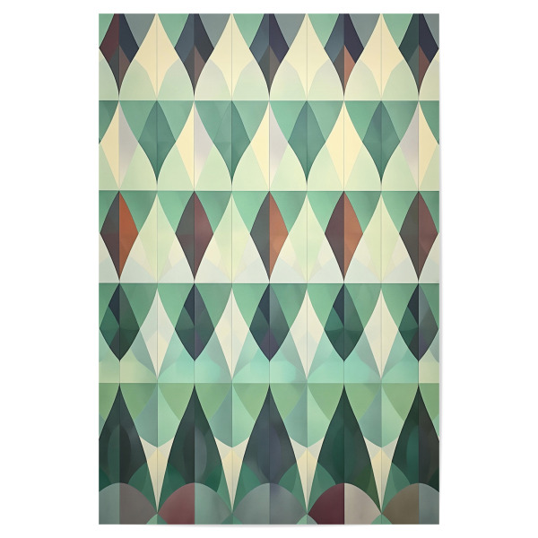 Poster 30x20 cm "Mid Century Modern" artboxONE - Abstrakt,Architektur,Geometrie